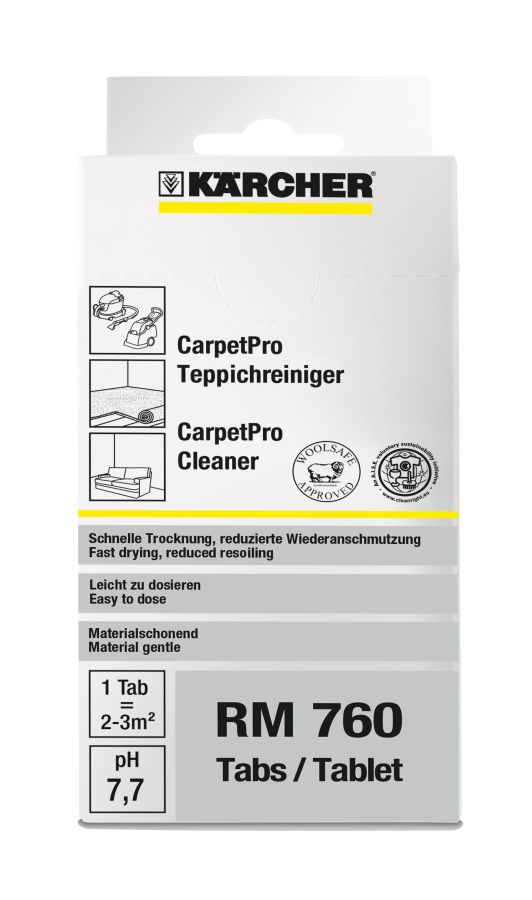 CarpetPro Teppichreiniger RM 760 Tabs, Reinigungsmittel