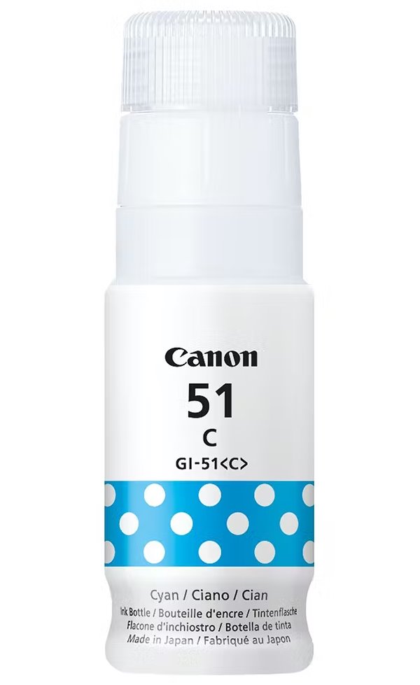 Canon BJ INK GI-51 C EUR  (Cyan Ink Bottle)