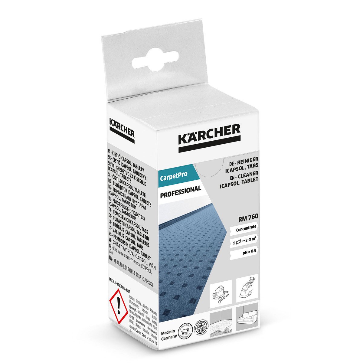 CarpetPro Teppichreiniger RM 760 Tabs, Reinigungsmittel