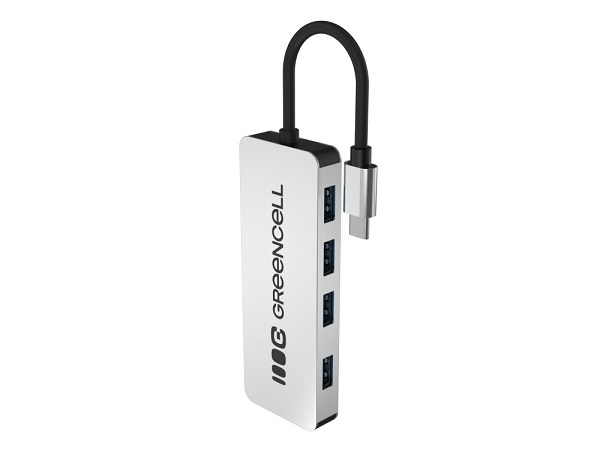 Green Cell HUB USB-C Basic USB-C na 4x USB-A 3.0