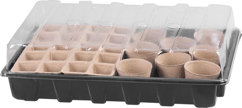 Miniparenisko Strend Pro, Sada na sadenie, 66-dielna, 45 priesad, 37,5x23x6 cm