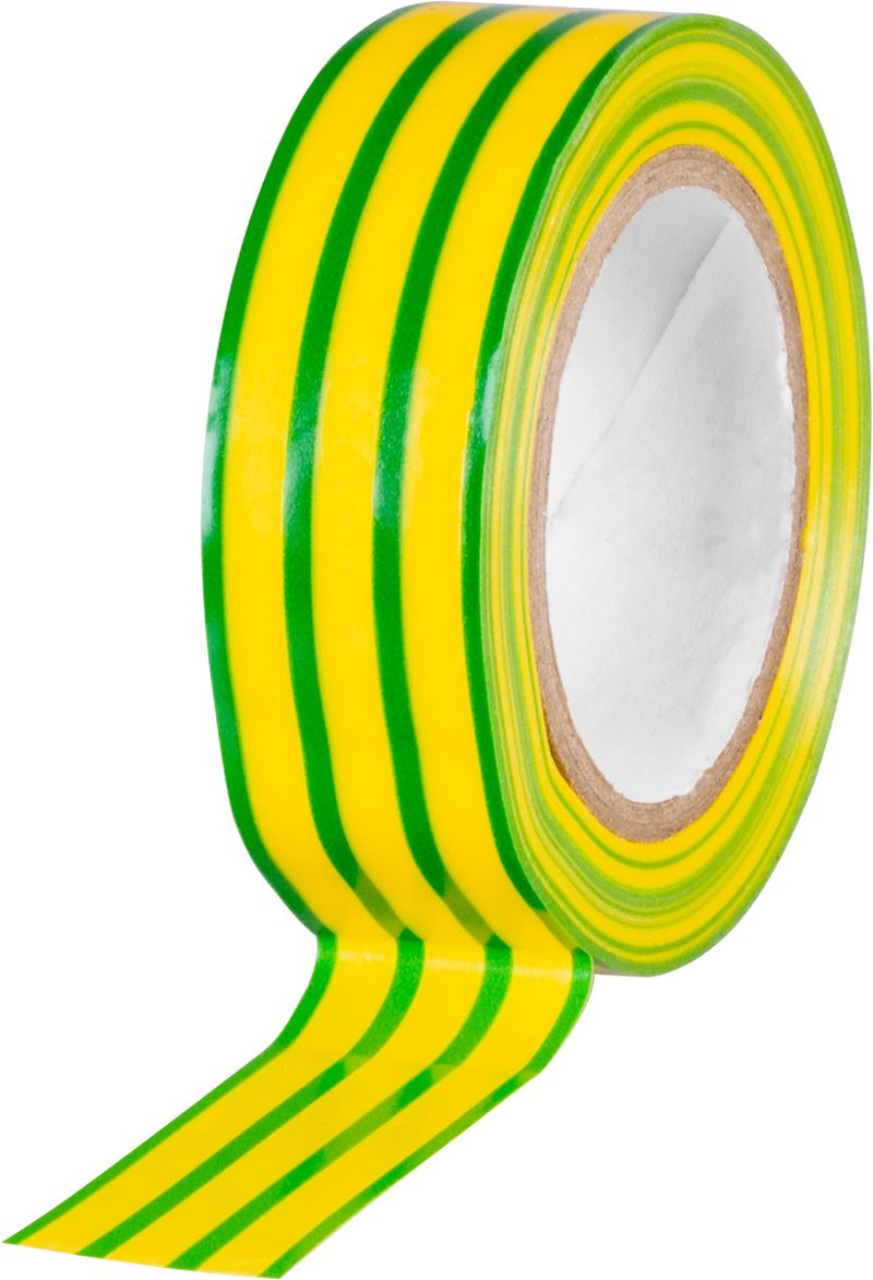 Páska Strend Pro, 19 mm, L-10 m, max. 80°C, 600V, zelenožltá, izolačná, lepiaca, PVC, bal. 10 ks