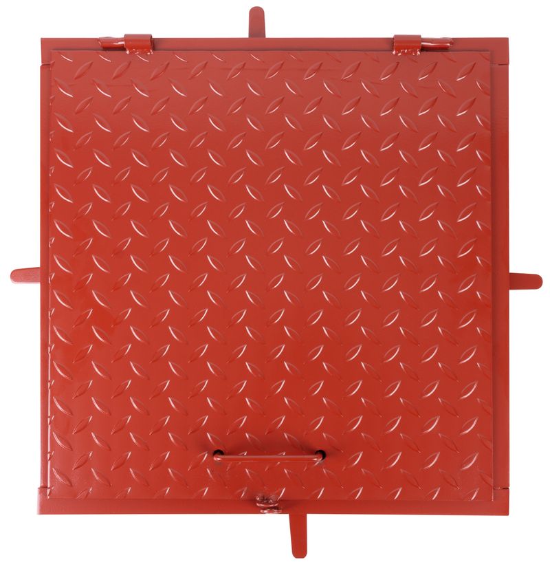 Poklop MC60, 600x600 mm, kanálový, bordó, max. 150 kg