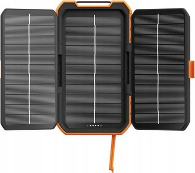 xtorm Xtreme XR203 - Solární powerbanka - drsný - Li-Ion - 10000 mAh - 37 Wh - 20 Watt - PD, QC 3.0 - 3 výstupní konektory (USB-C (PD), 4 pin USB Type A (QC 3.0), 24 pin USB-C) - na kabelu: USB-C - or