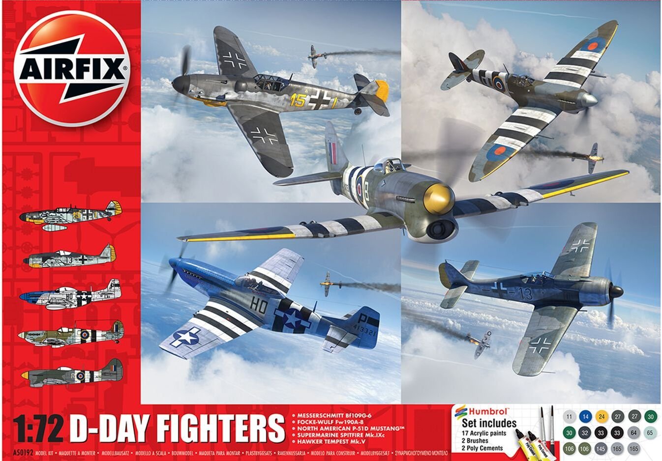 Dárková sada Airfix Airfix Stíhačky v den D