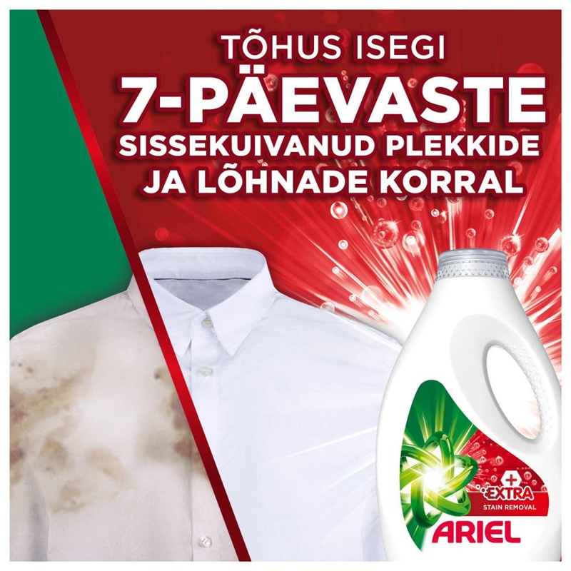 Ariel extra clean prací gel, 2,25 l
