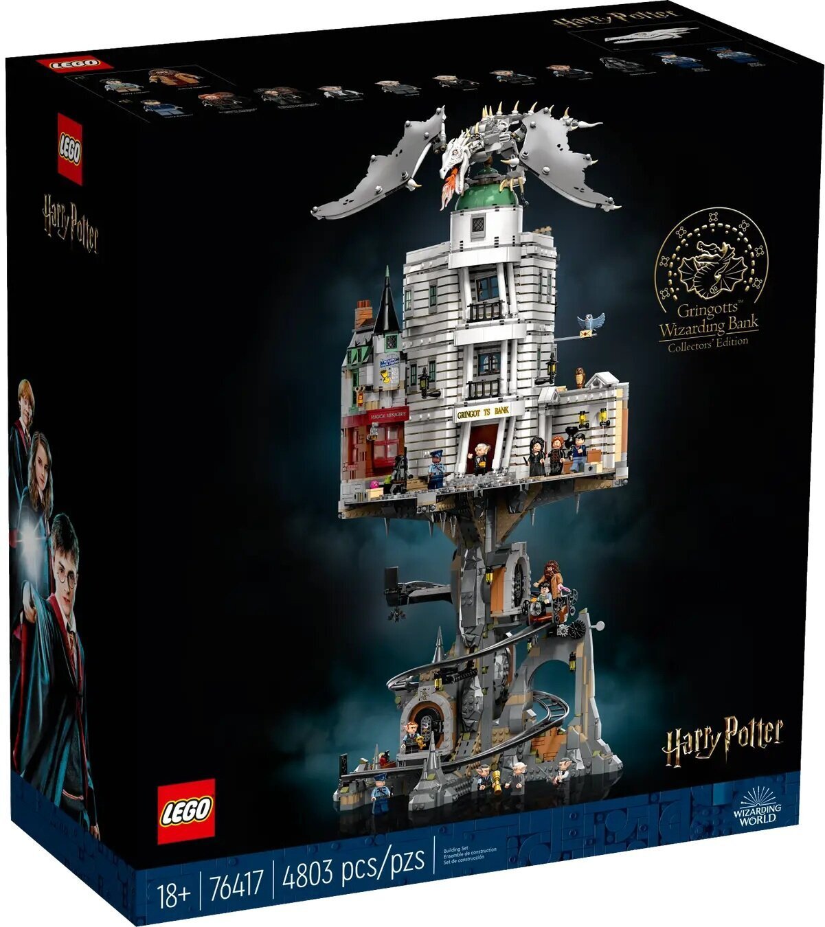 LEGO HARRY POTTER 76417 Gringottsova kouzelnická banka - Sběratelská edice