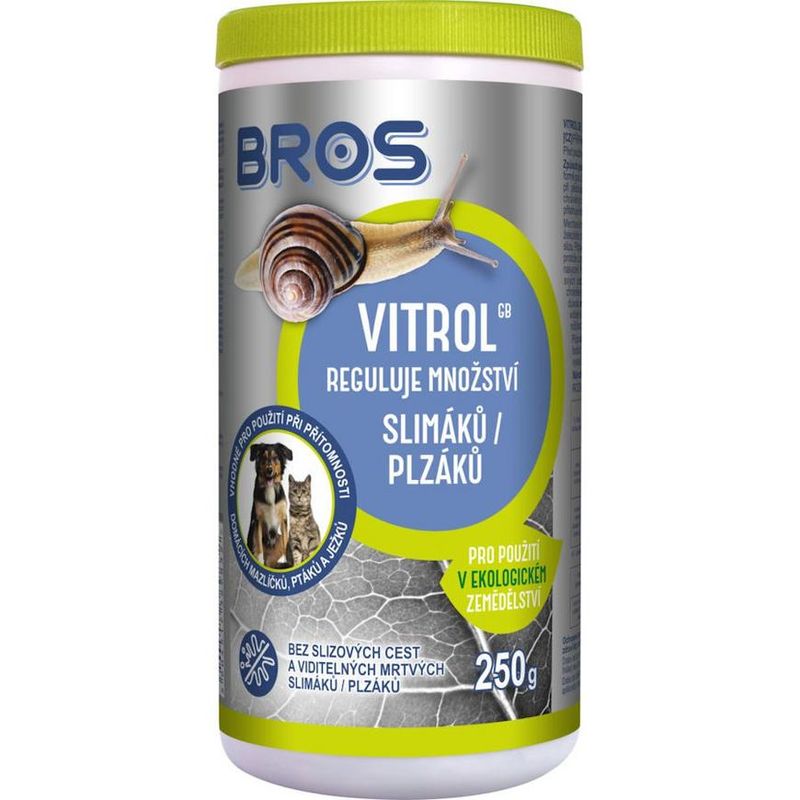 Prípravok Vitrol Bros, proti slimákom, 1000 g