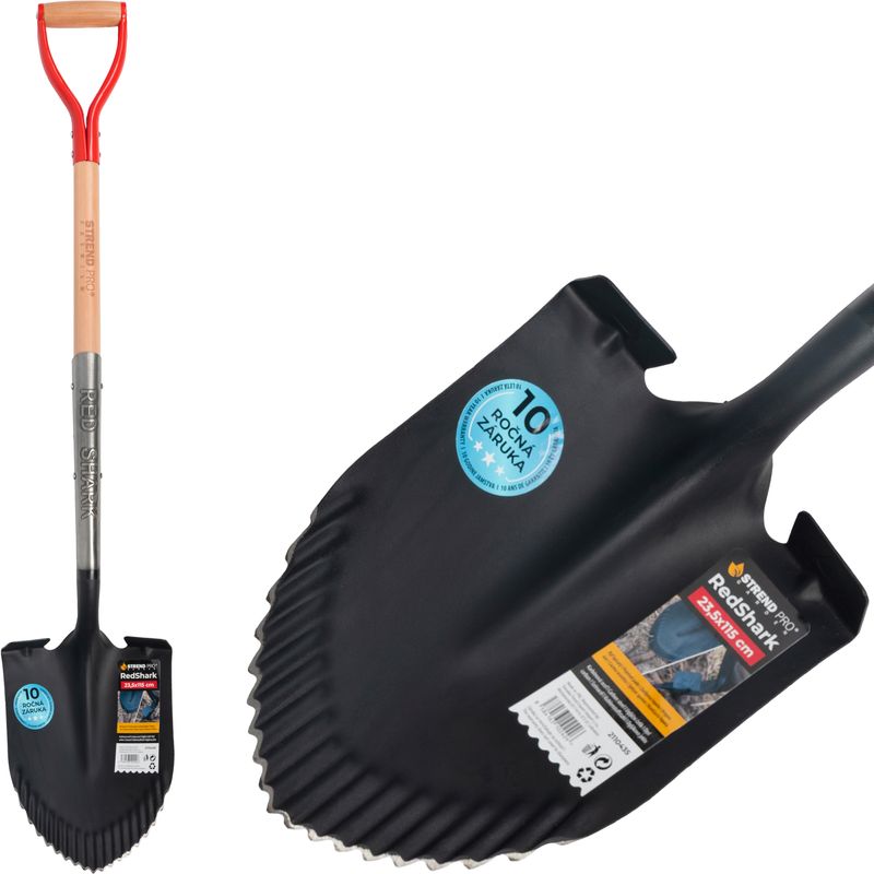 Ryc Strend Pro Premium RedShark, spicaty, se sklolaminatovou nasadou D 1150 mm, zaruka 10 let
