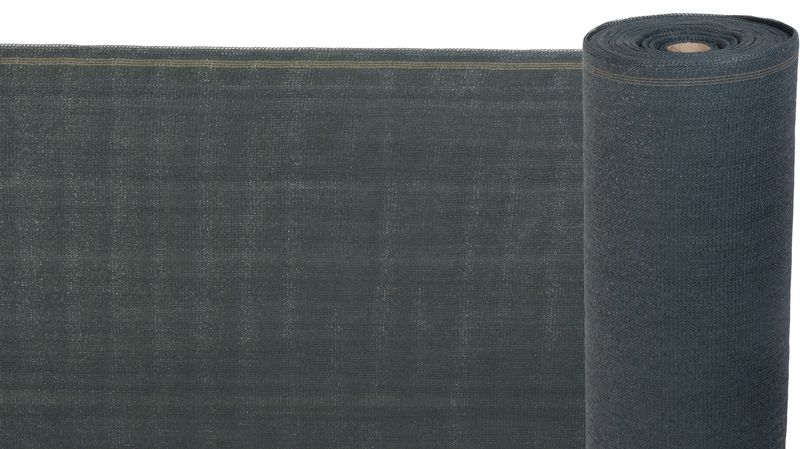 Tkanina tieniaca POPULAR.NET 1,5x50 m, HDPE, UV, 150 g/m2, 90% antracit