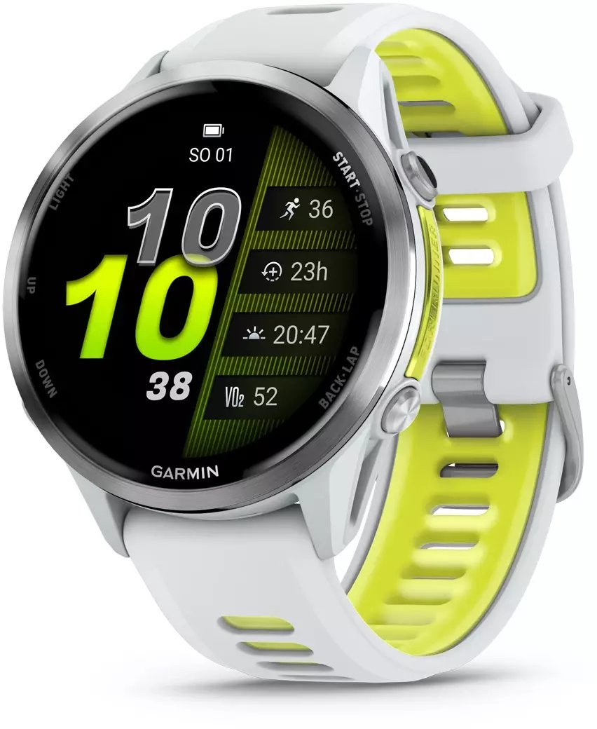 Garmin Forerunner 970 3,56 cm (1.4 ) AMOLED Digitální 454 x 454 px Dotyková obrazovka Bílá Wi-Fi GPS