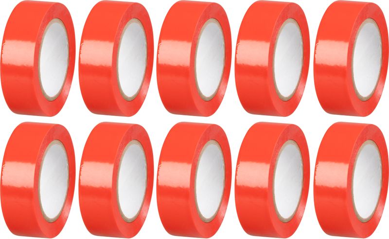 Páska Strend Pro, 19 mm, L-10 m, max. 80°C, 40,0 kV/mm, červená, izolačná, lepiaca, PVC, bal. 10 ks