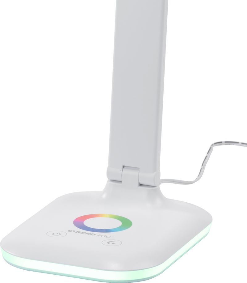 Lampa Strend Pro, stolná, LED, voľba intenzity svetla, USB, 2 W, biela