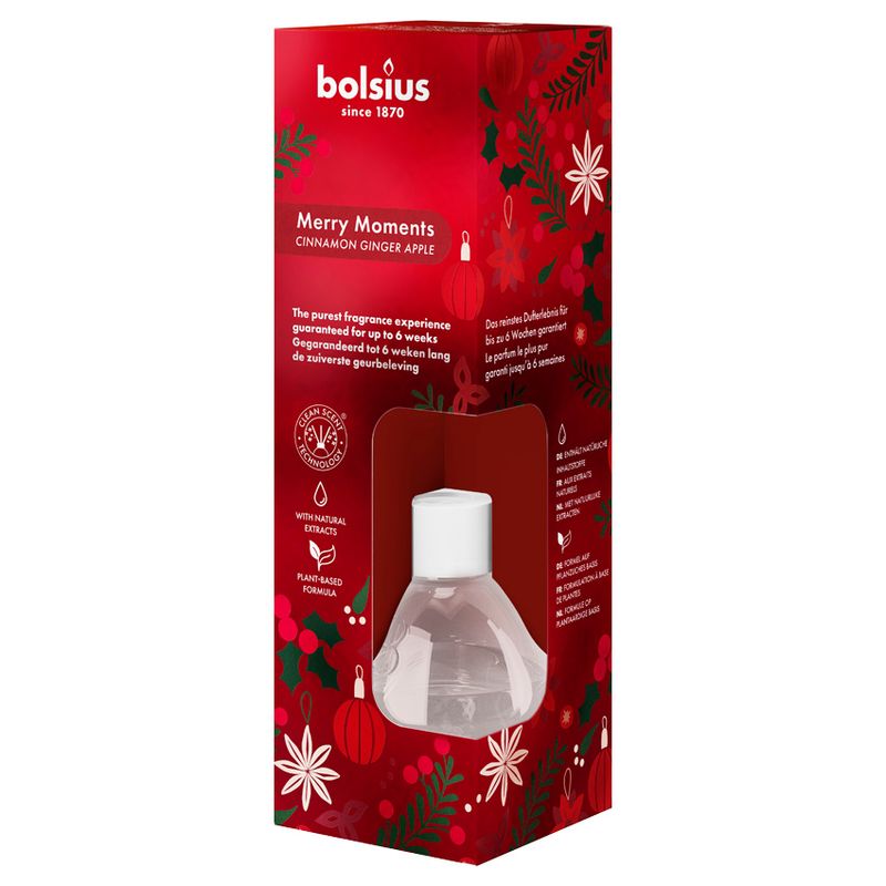Difúzer Bolsius True Glow, 60ml, jablko/škorica