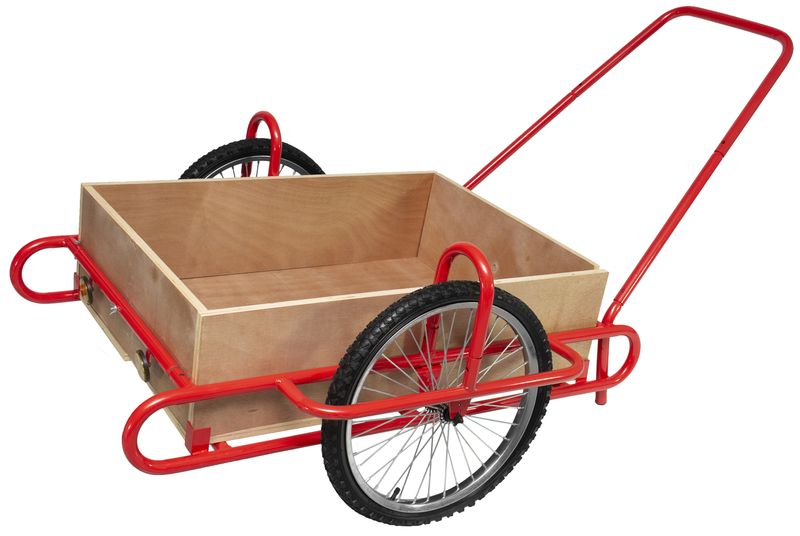 Vozík Optimus, přepravní vozík, s dřevěnou korbou, max. 240 kg