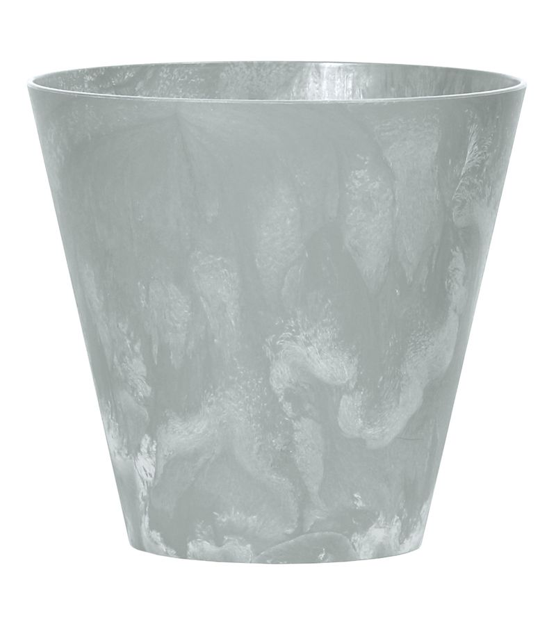 Květináč TUBUS Beton 250x233 mm, vzhled betonu