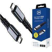 3mk Hyper Cable N-SERIES Thunderbolt 4 2m 48V/5A 40Gb/s 240W 8K60Hz Black