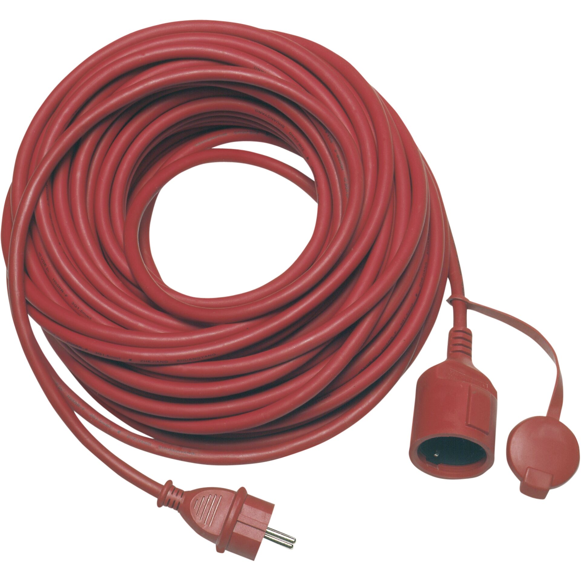 REV predlzenie IP44 25m cervena