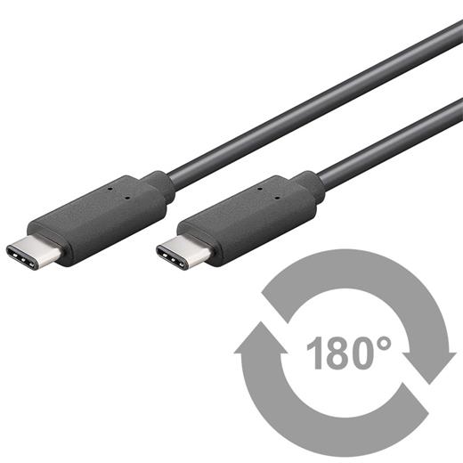 Kabel USB 3.1 konektor C/male - USB 3.1 konektor C/male ,1m