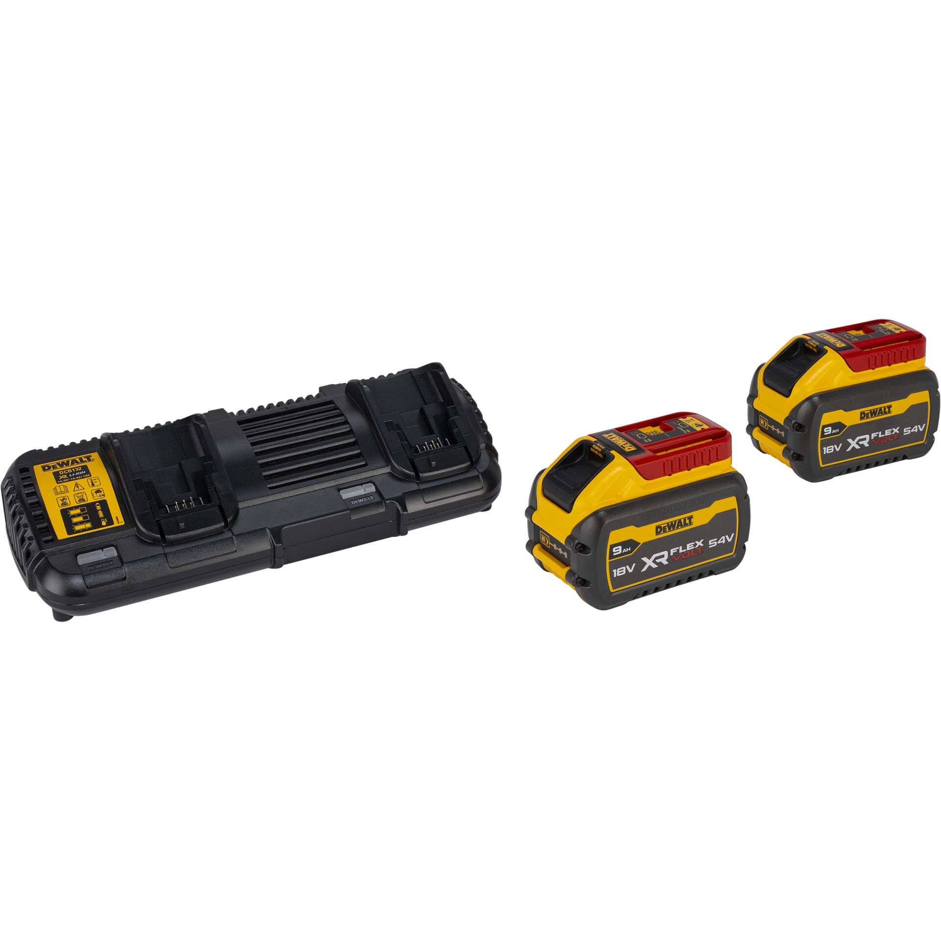 Sada nabíječky a akumulátorů DeWalt 2*6,0 Ah/3,0 Ah
