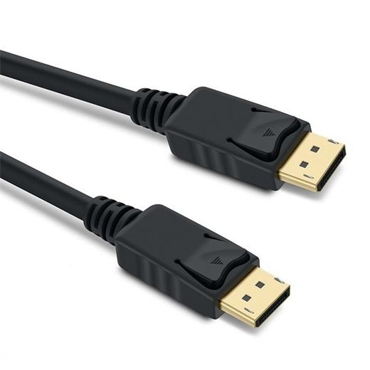 Kabel DisplayPort 1.4 přípojný kabel M/M zlacené konektory, 0,5 m