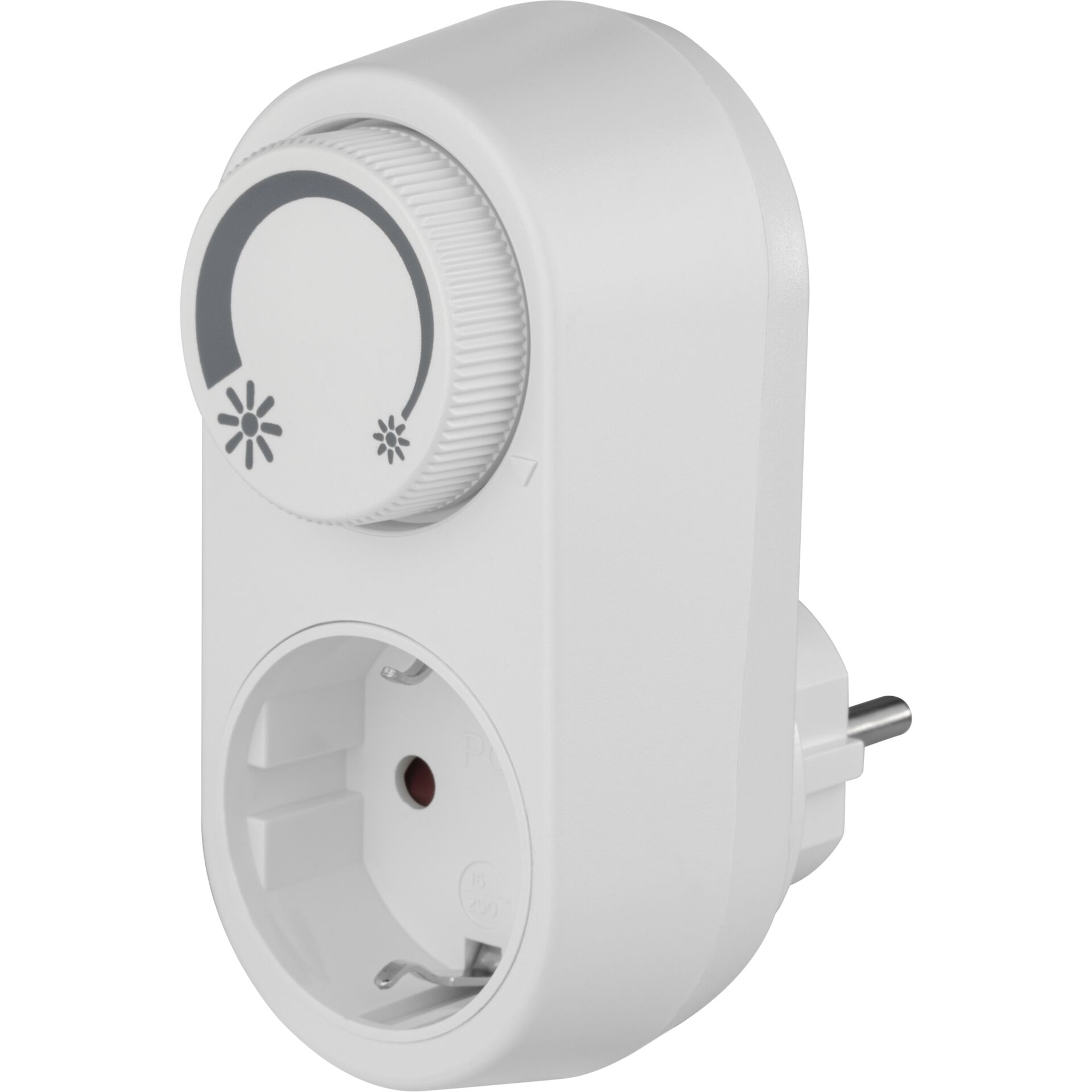REV Zwischenstecker mit integr. LED-Dimmer, weiß EMD201 20270112