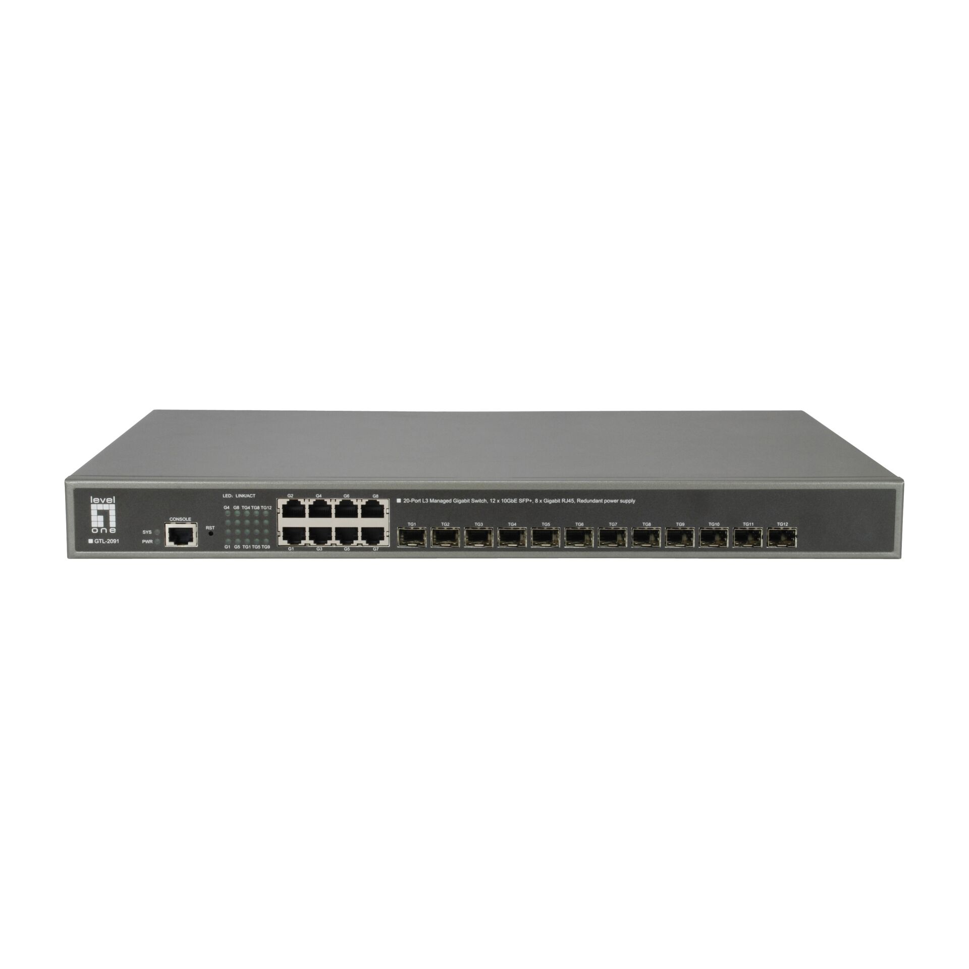 Level One GTL-2091 20-Port-L3  Managed-Gigabit-Switch