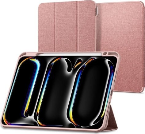 Spigen Pouzdro na tablet Urban Fit - pouzdro pro iPad Pro 11 (M4, 2024) (růžovo-zlaté)