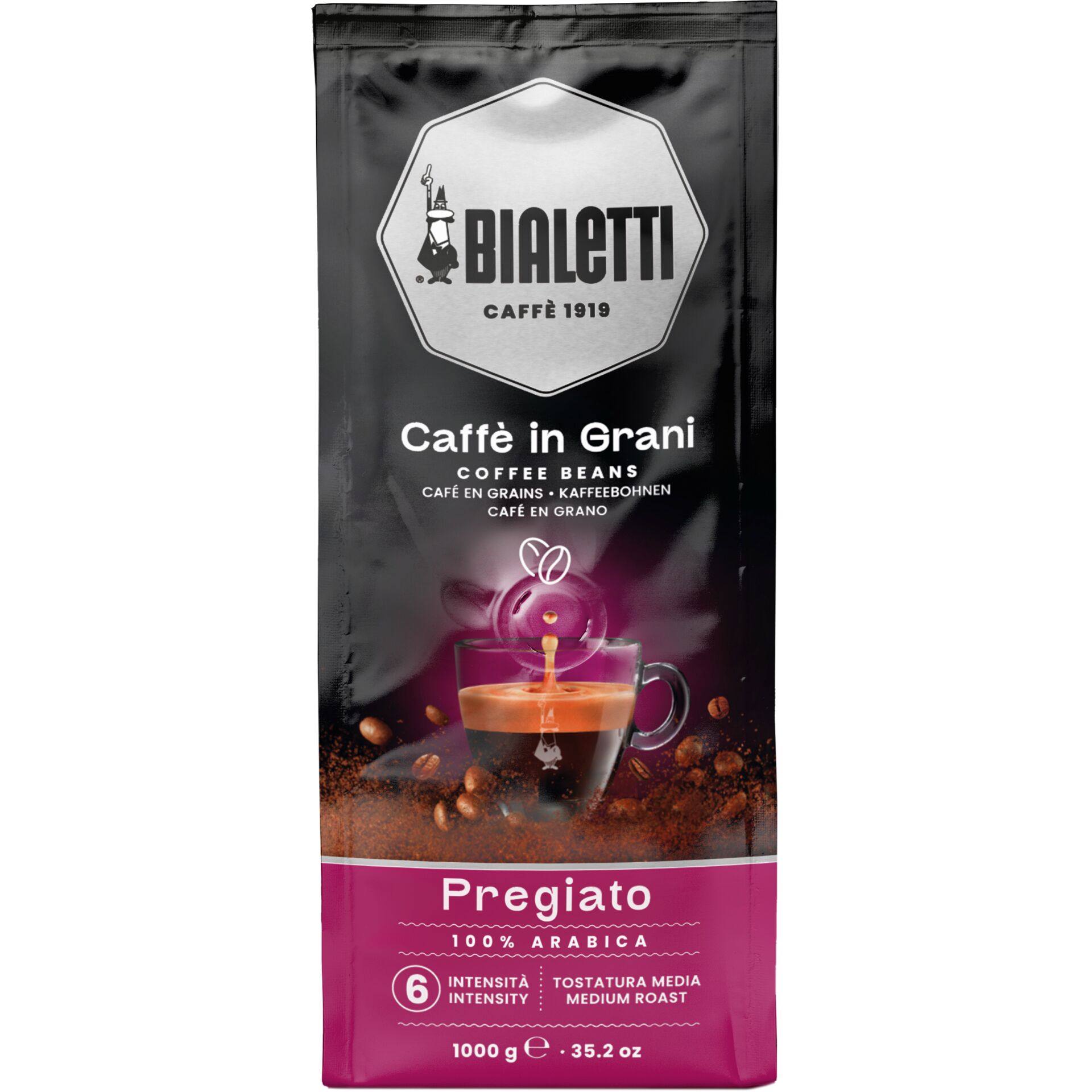 Bialetti Esperto Grani Pregiato Espresso zrnková káva 1 kg