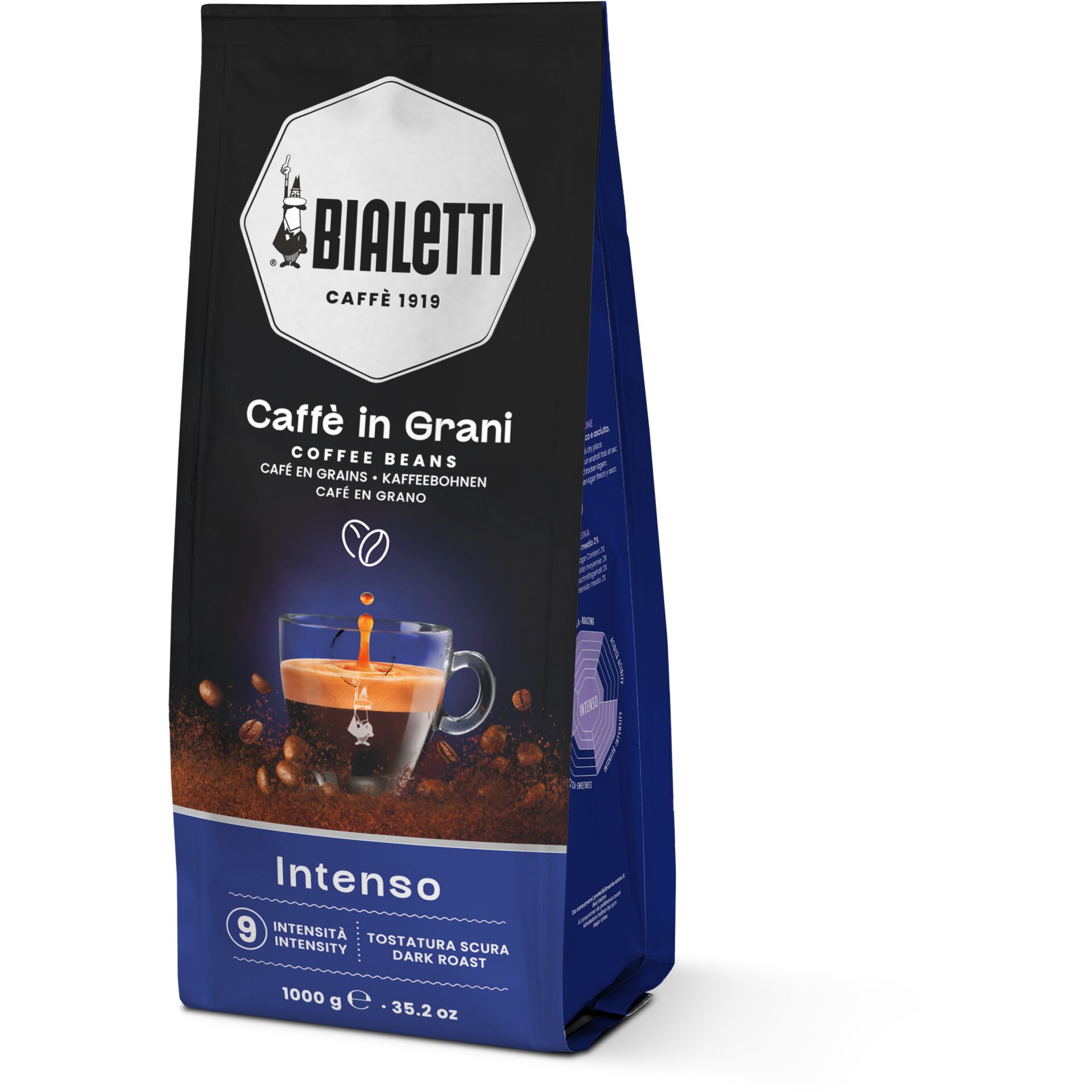 Bialetti Esperto Grani Intenso Espresso zrnková káva 1 kg