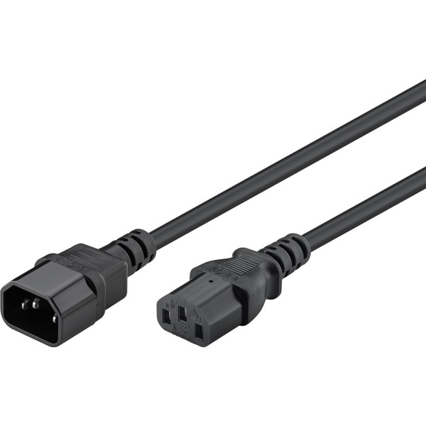 Goobay napájecí kabel IEC C14 - IEC C13 prodlužovací kabel 3m (95287)