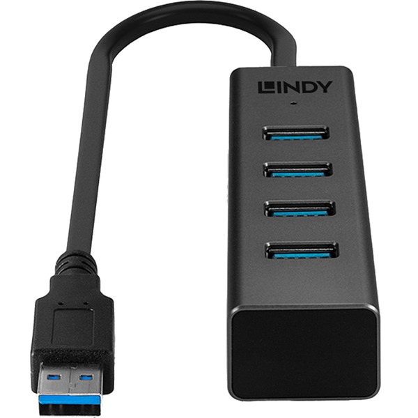 Lindy 4 Port USB 3.0 Hub, USB-Hub 43324