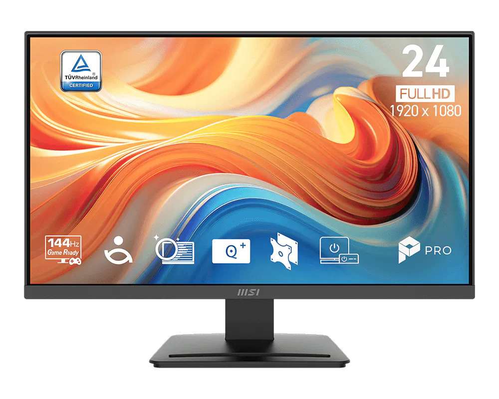 MSI Monitor PRO MP241 E14V 23,8 palce/LED/FHD/PLOCHÝ/144Hz/Černý