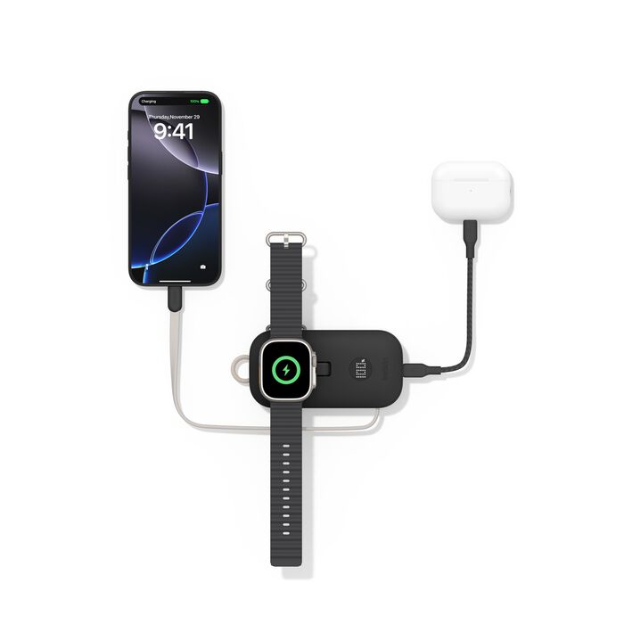 Belkin Powerbank 10,000mAH 45W  incl.Apple Watch-Lad. BPD012hqBK