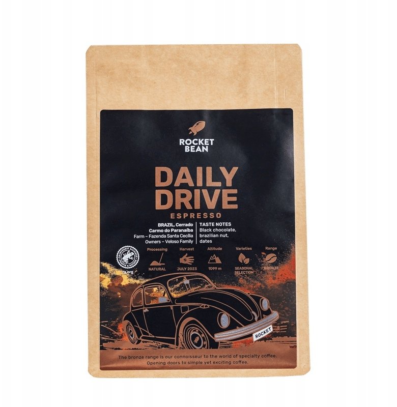 Figa Coffee Rocket Bean kávová zrna DAILY DRIVE Brazil Espresso 200 g