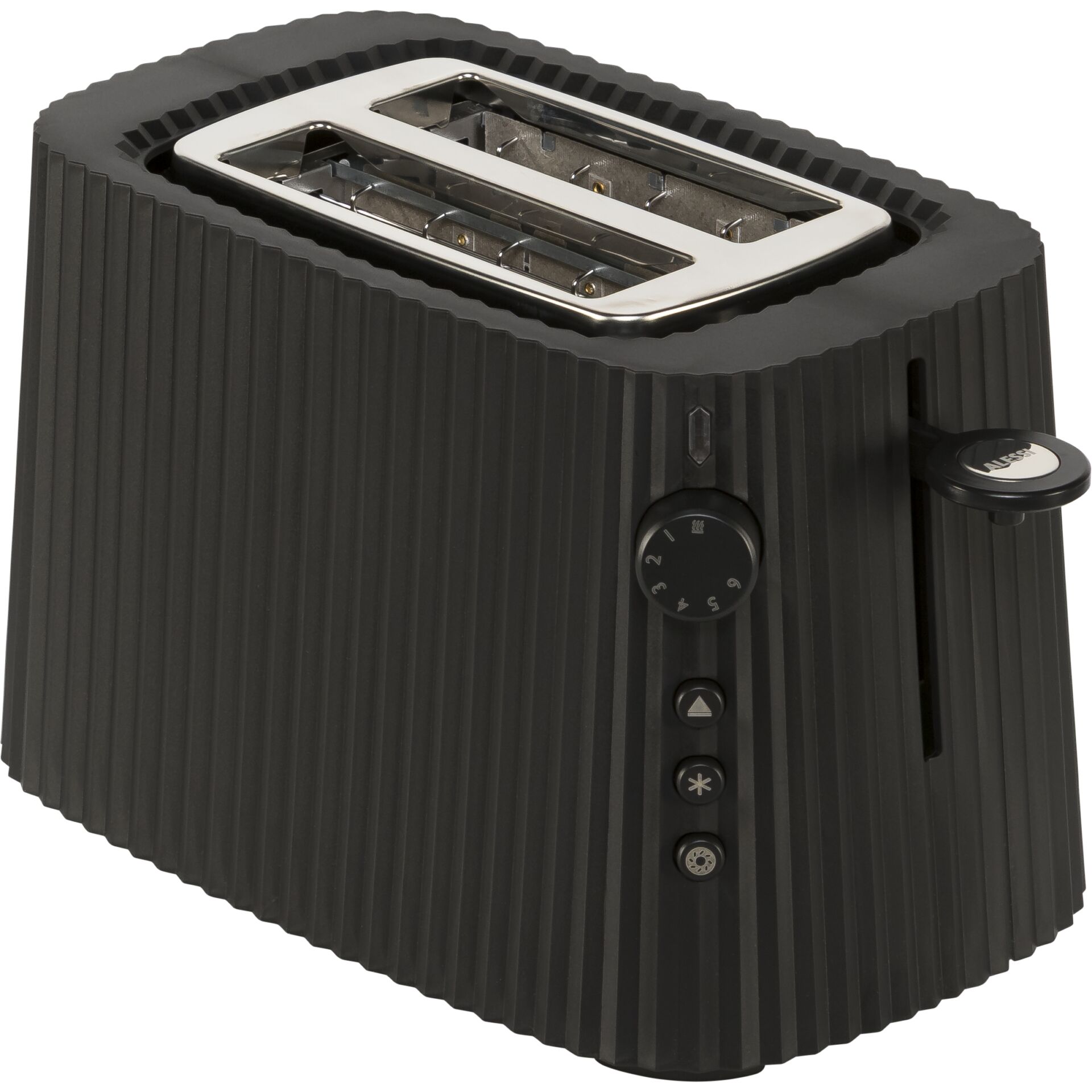 Alessi Plisse  Toaster black