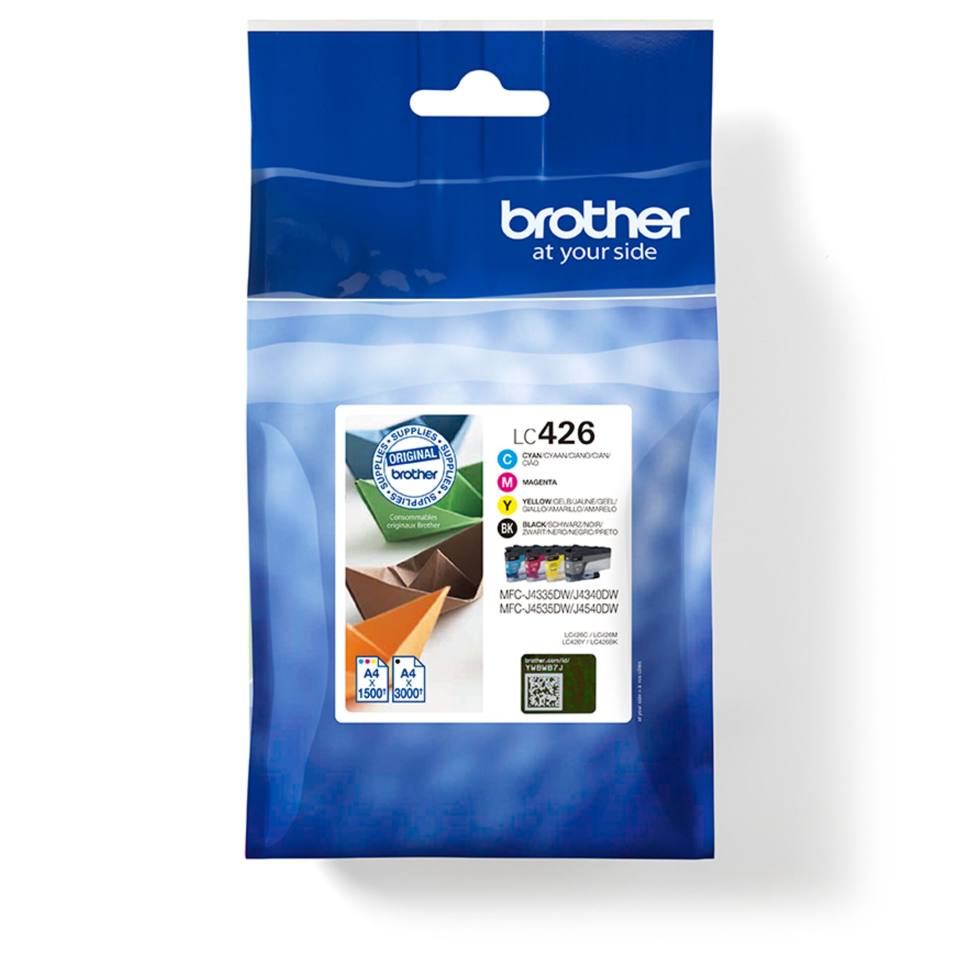 Brother LC-426 Value Pack C/M/Y/BK