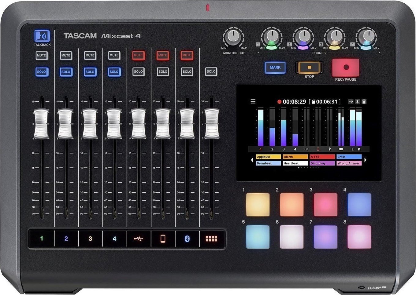Tascam Mixcast 4 - mixer for podcast recording