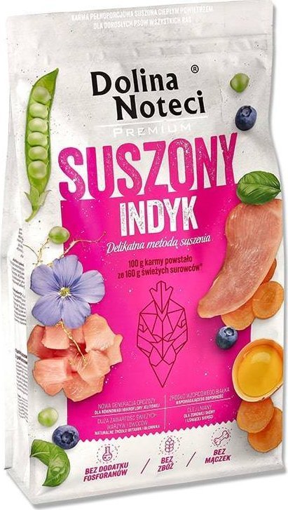 DOLINA NOTECI Prémiová krůta - sušené krmivo pro psy - 9 kg