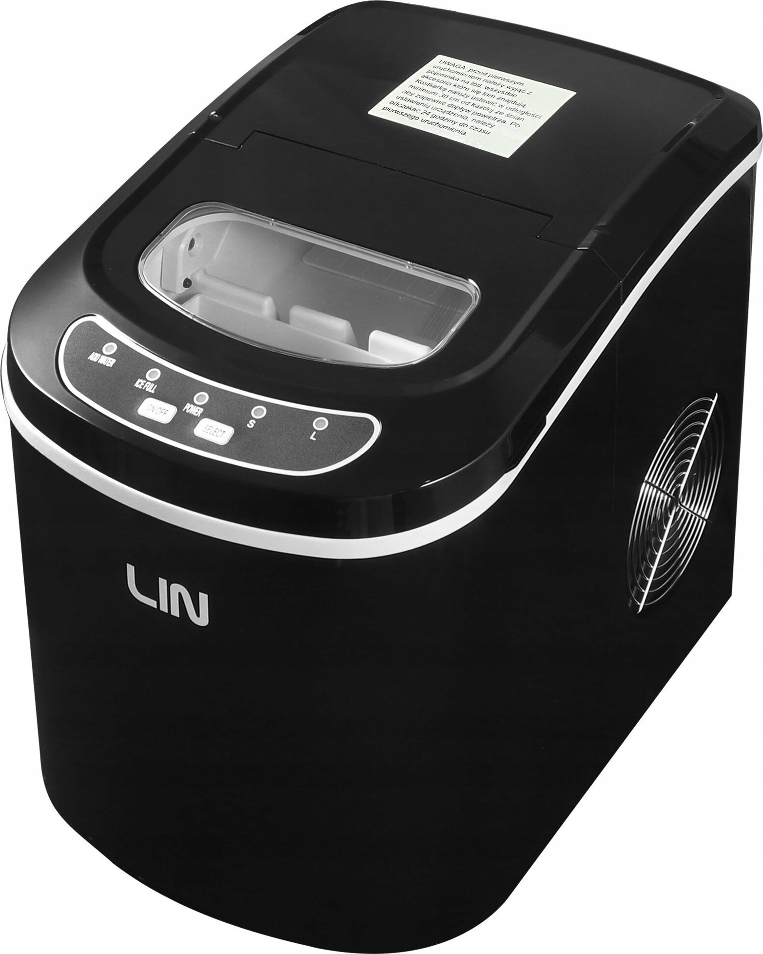 Portable ice maker LIN ICE PRO-B12 black
