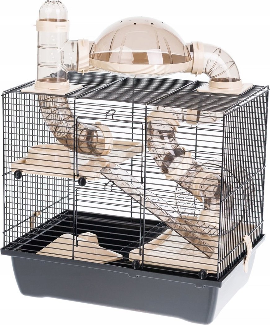 INTER-ZOO Rocky + Terrace beige - klec pro křečka