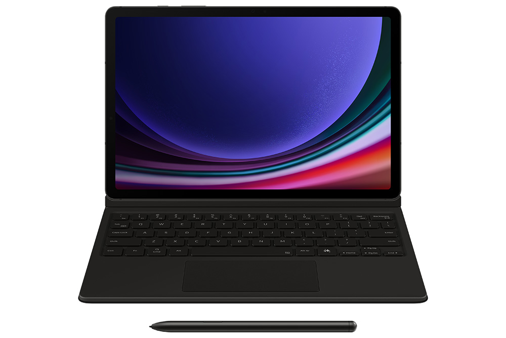 Samsung pouzdro s klávesnicí EF-DX725UBE pro Galaxy Tab S9/S9 FE, černá