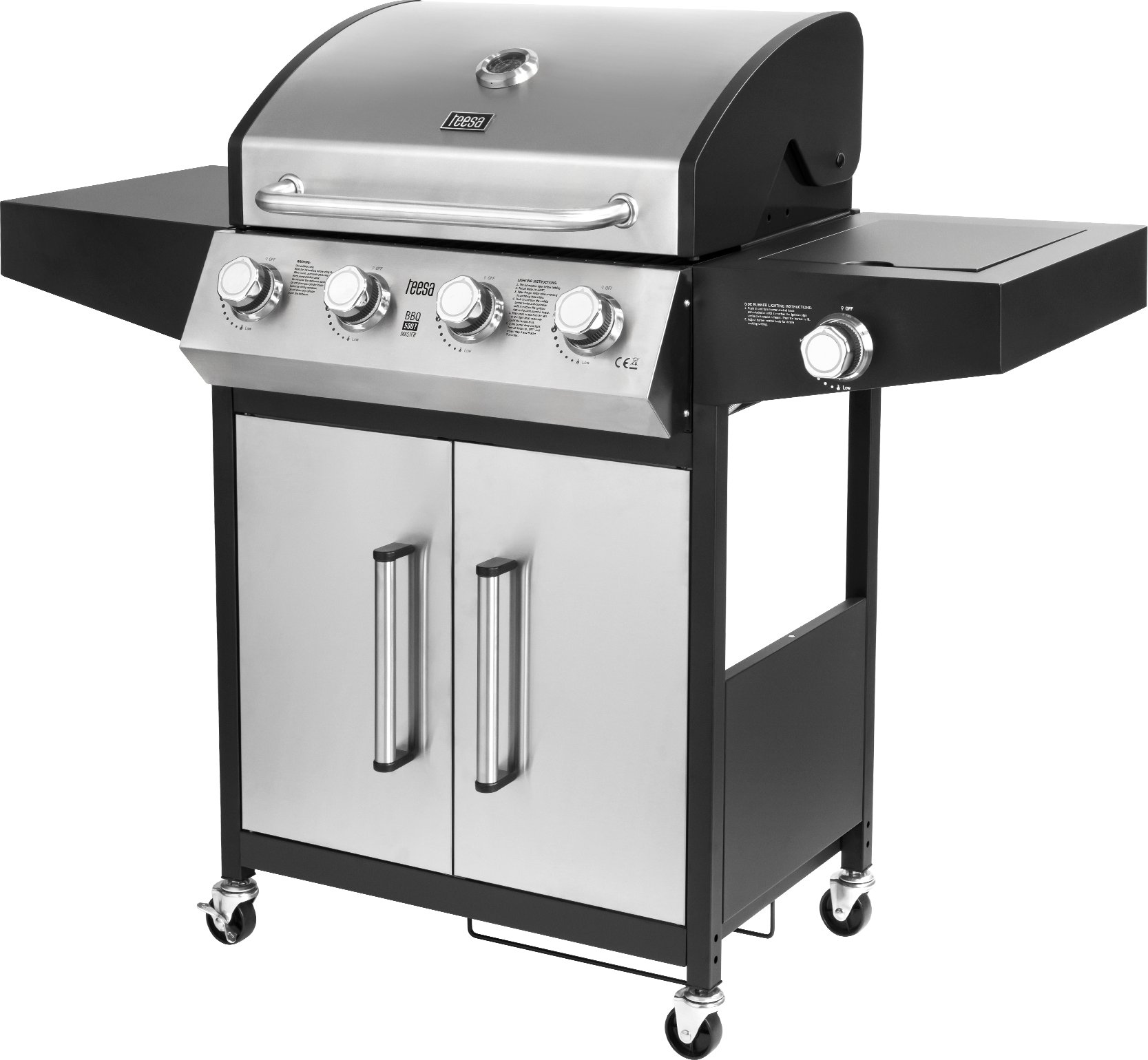 Plynový gril TEESA BBQ 5007 5 hořáků TSA0251