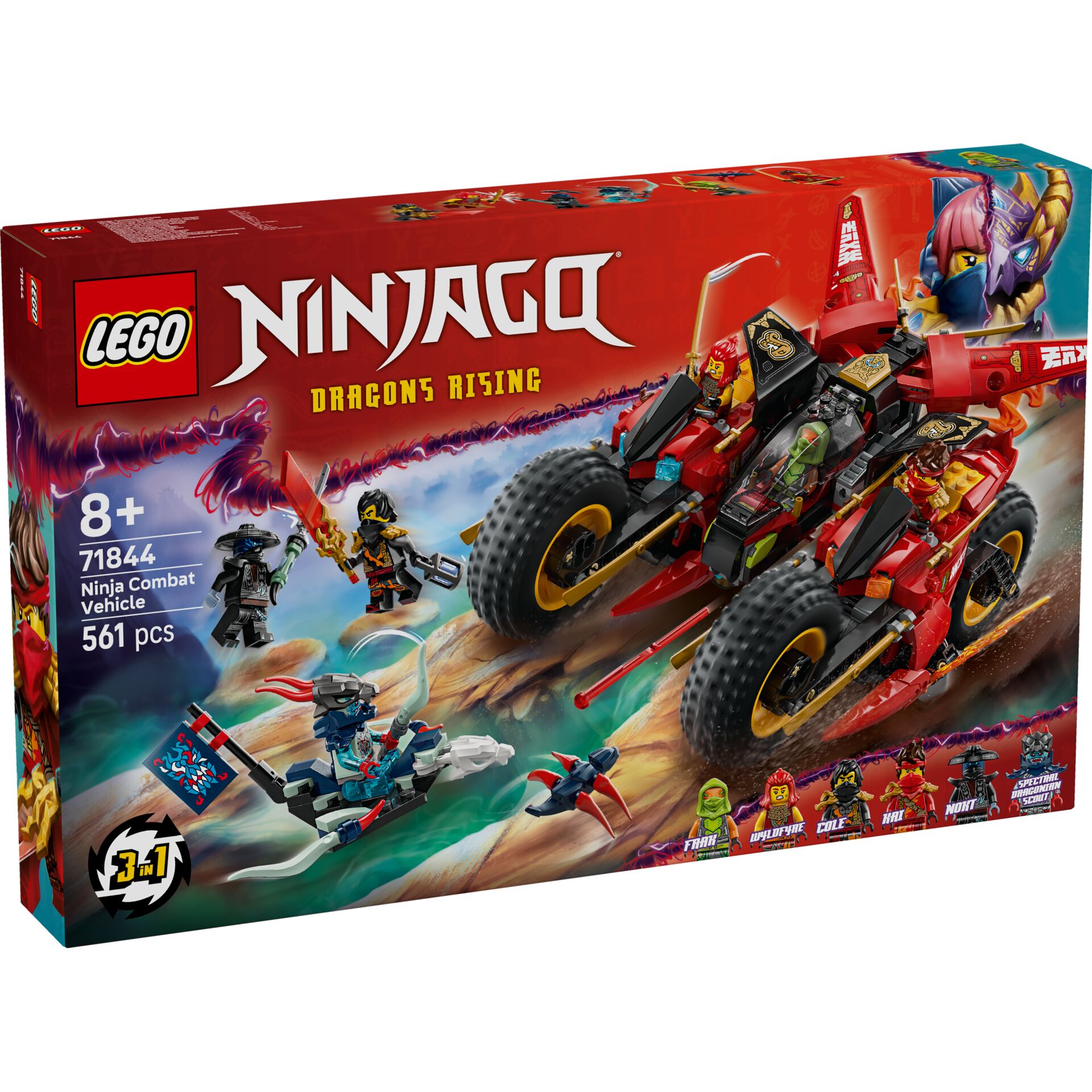 LEGO NINJAGO 71844 Bojové vozidlo nindža