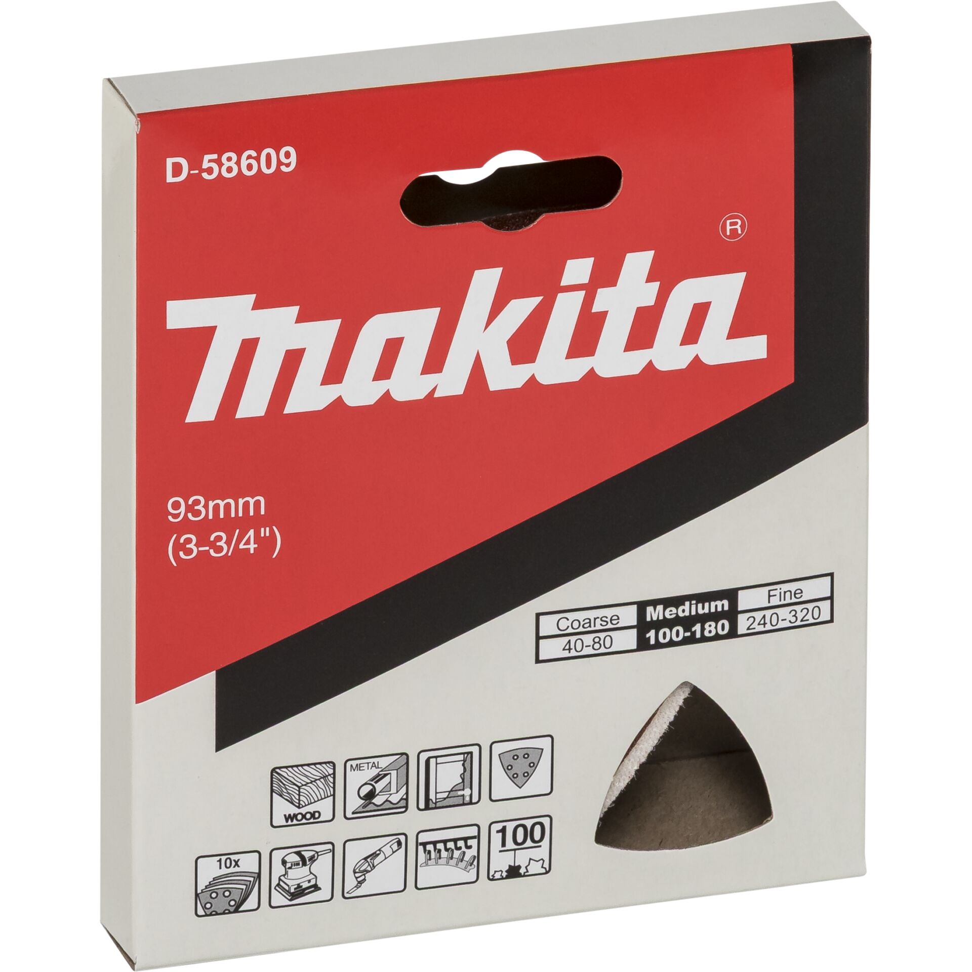 Makita Delta-Schleifpap. Holz K100