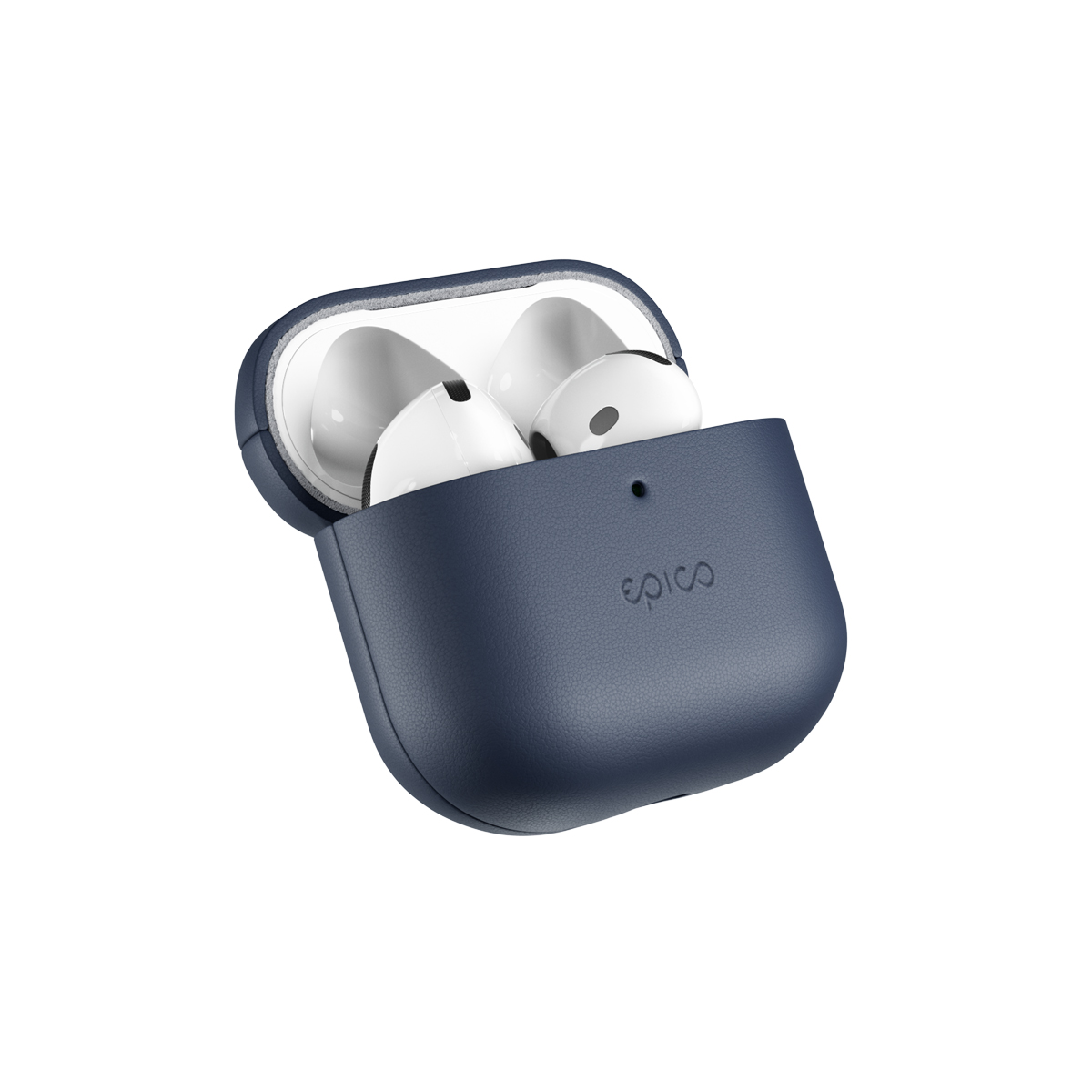 Epico Leather Case Airpods 4 - modrá