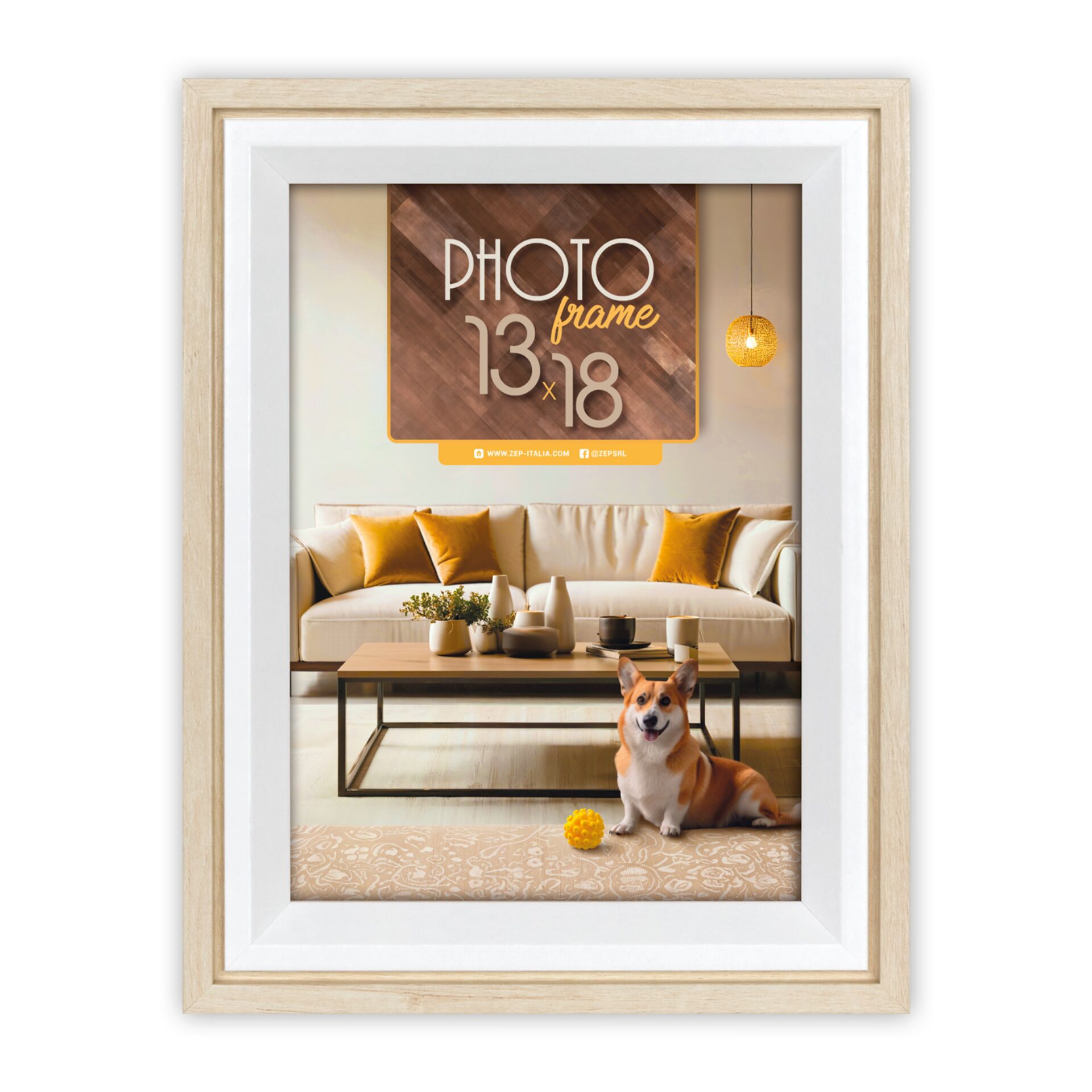 ZEP Bologna cream          13x18 Holz Bilderrahmen         BG657C