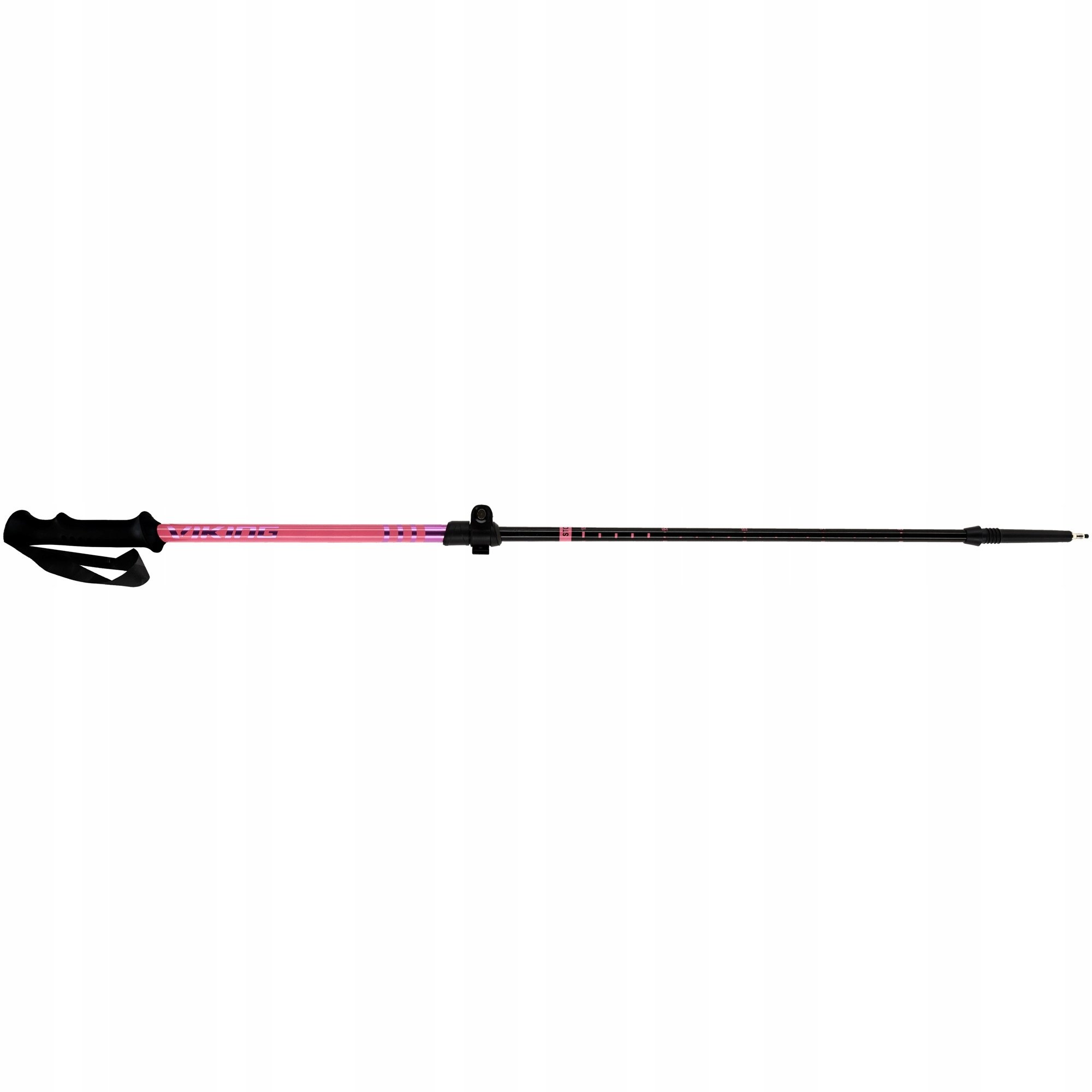 Trekové hole pro děti VIKING Kitsune Jr Trekking 55–90 cm, růžové
