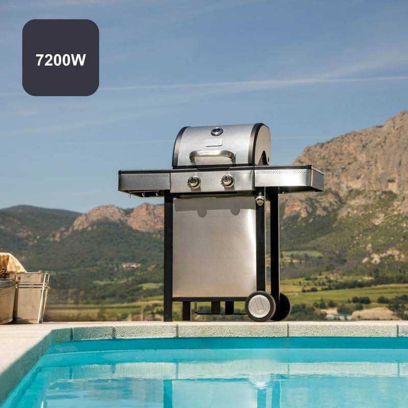 Plynový gril Black+Decker BXOG7200E, 2 hořáky x 3,6 kW