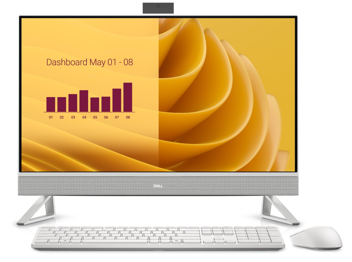 DELL EC27250 27 AIO/ Core 7-150U/ 16GB/ 512GB SSD / 27  FHD/ WiFi/ W11Pro/ 3Y PS on-site